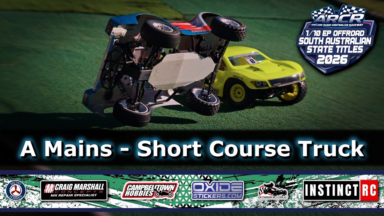 PURE ENTERTAINMENT! | A Mains - Short Course Truck - 2026 RCRA 10th Offroad SA State Titles