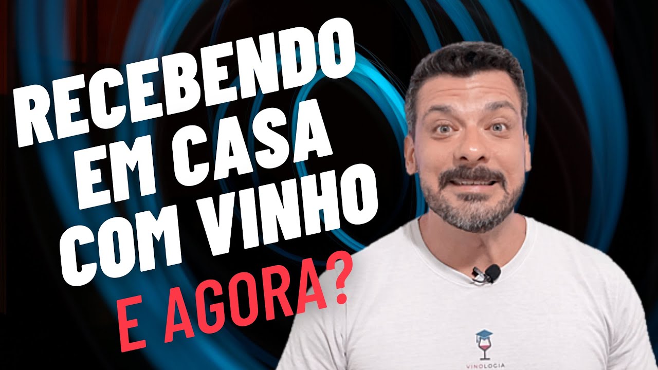 Recebendo com vinho em casa
