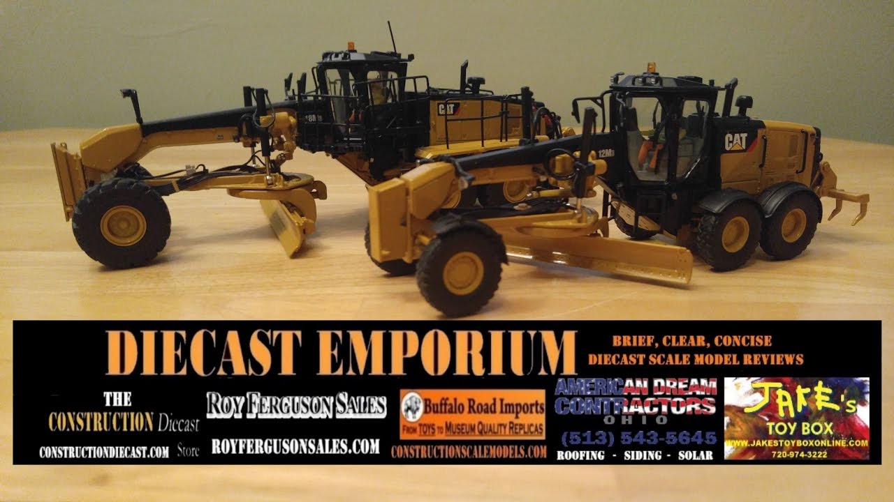 Diecast Masters Cat 12M3 & 18M3 Motor Graders