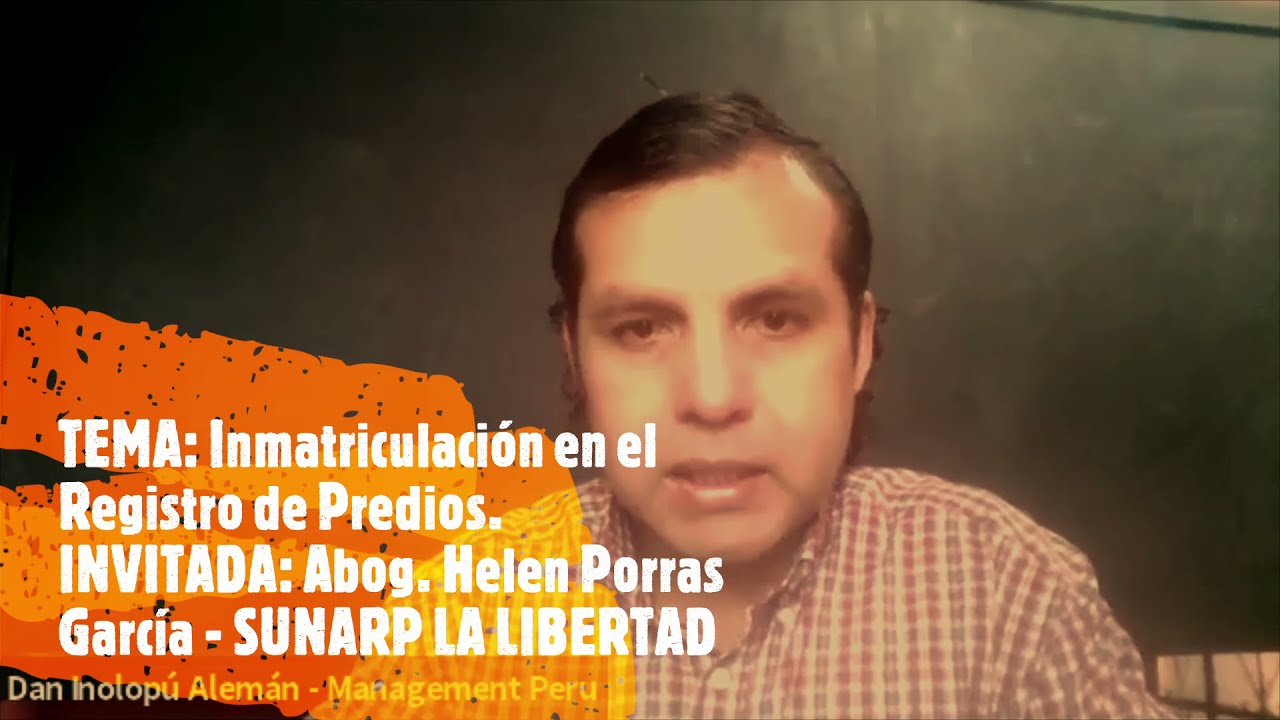 SUNARP: Inmatriculación en el Registro de Predios - 20210915