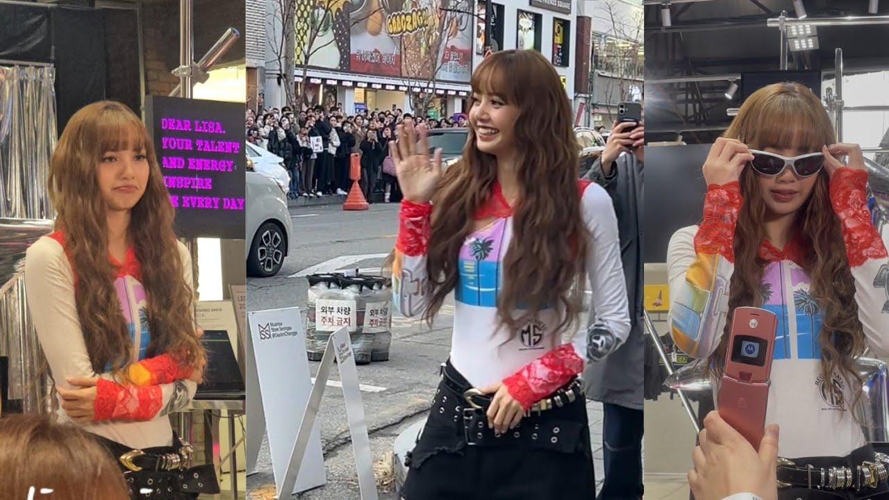 Lisa Alter Ego Pop Up in Seoul Korea 🔴 Lisa Seoul Fan Meet