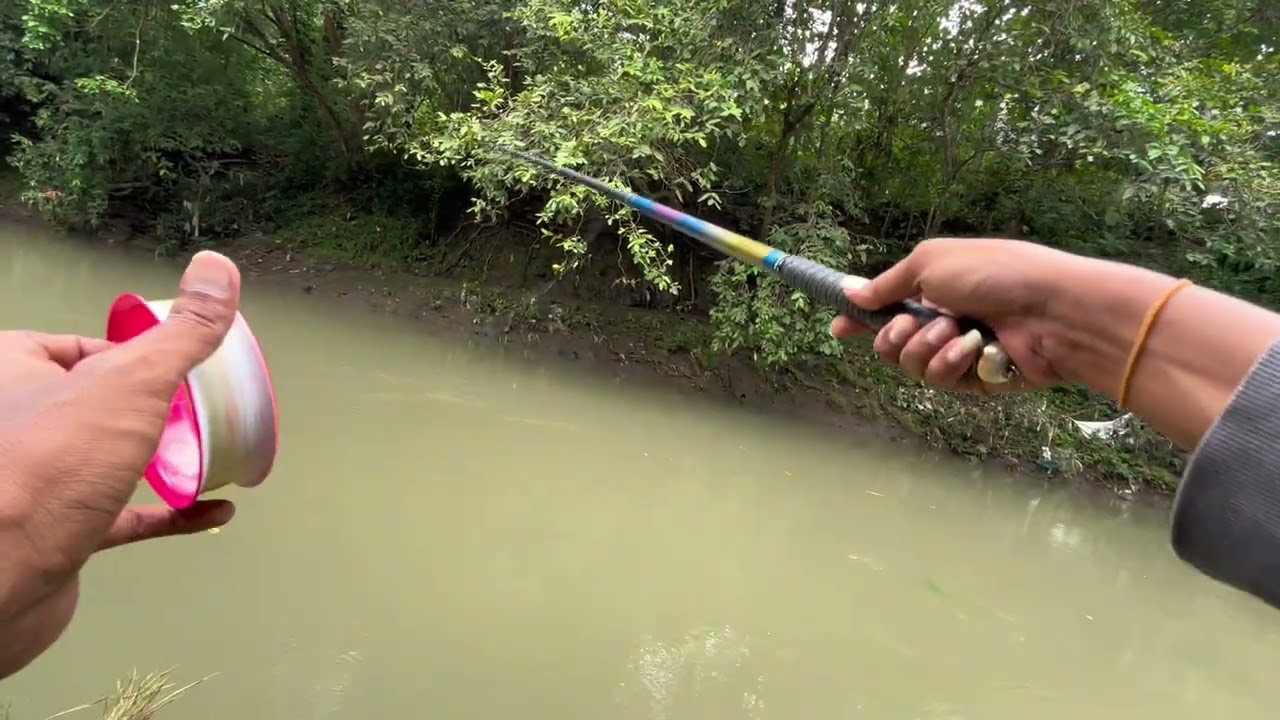 MANCING TARGET BADER DI SUNGAI YANG AIRNYA TIDAK BISA JERNIH ‼️ #fishing #mancing #ikan 