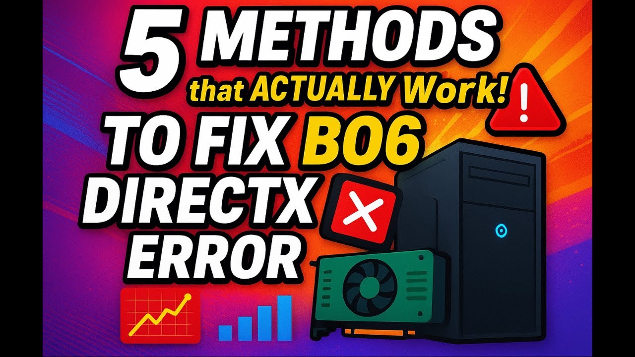 COD BO6 DirectX Fix 2025 (5 Methods that ACTUALLY Work!) | DirectX Unrecoverable Error Solved