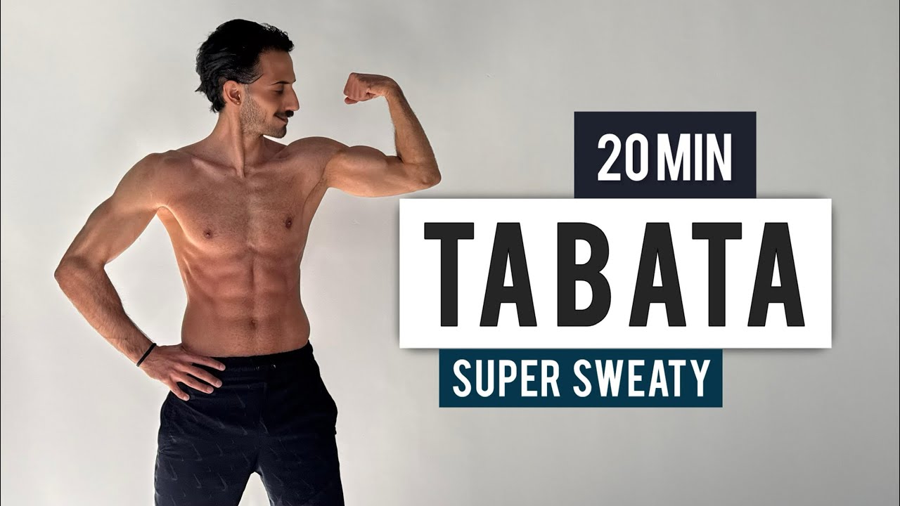 20 Min TABATA HIIT Workout🔥Fat Burning, Full body Cardio, No Equipment, No Repeat