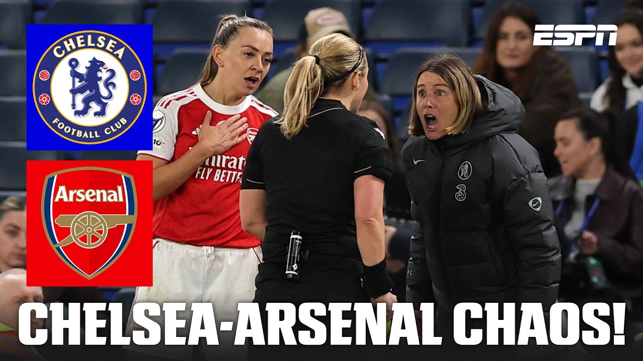 CHAOS at Chelsea vs. Arsenal! Thrilling closing stages IN FULL | UEFA Women&rsquo;s Champions League