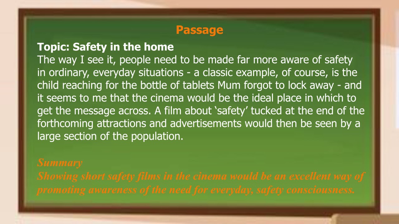 English Language - Grade 7: Summary Writing