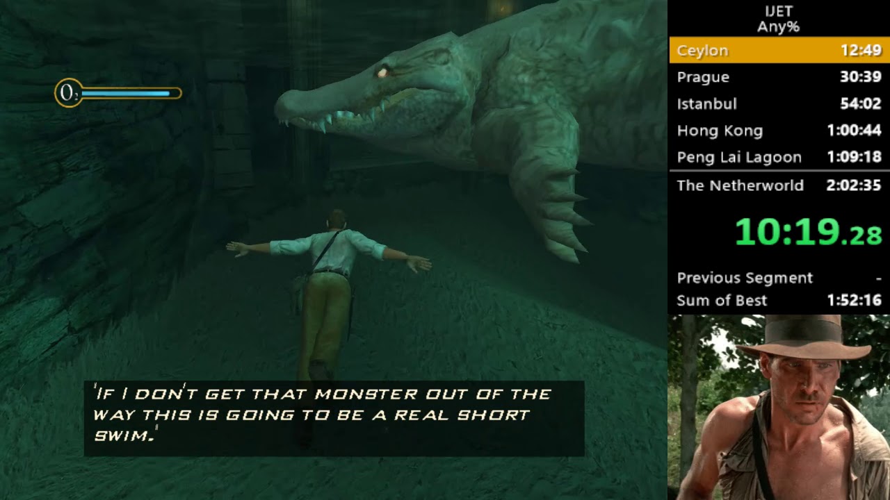 Indiana Jones and the Emperor's Tomb Any% Speedrun 1:54:29