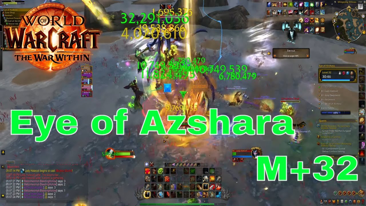 World of Warcraft: Eye of Azshara (M+ 32 Legion Remix)
