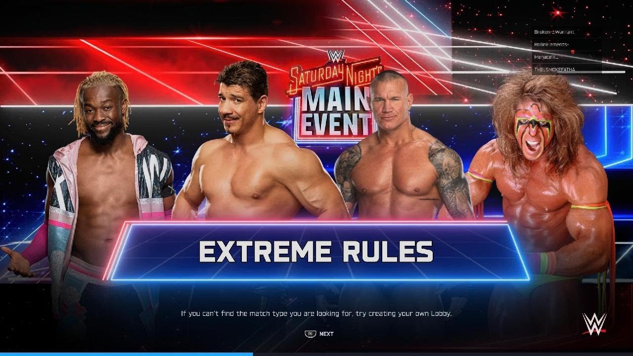 FATAL 4-WAY EXTREME RULES pt.7🤼🤼😂😭