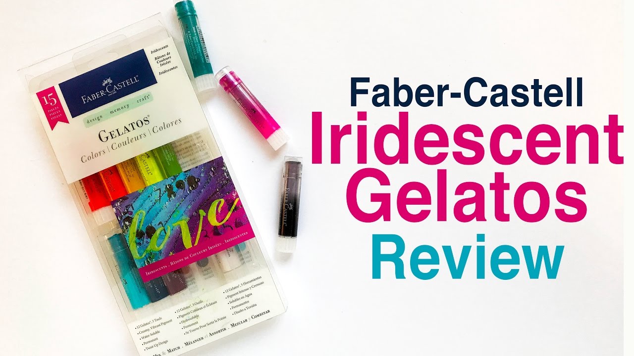 Faber Castell Iridescent Gelatos Review