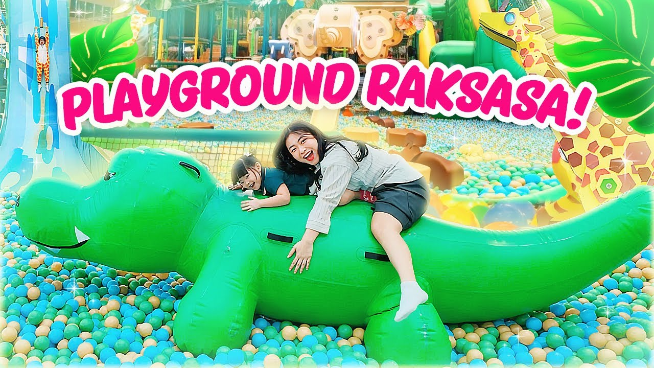 YUKA-CHAN MAIN DI PLAYGROUND RAKSASA! | vlog