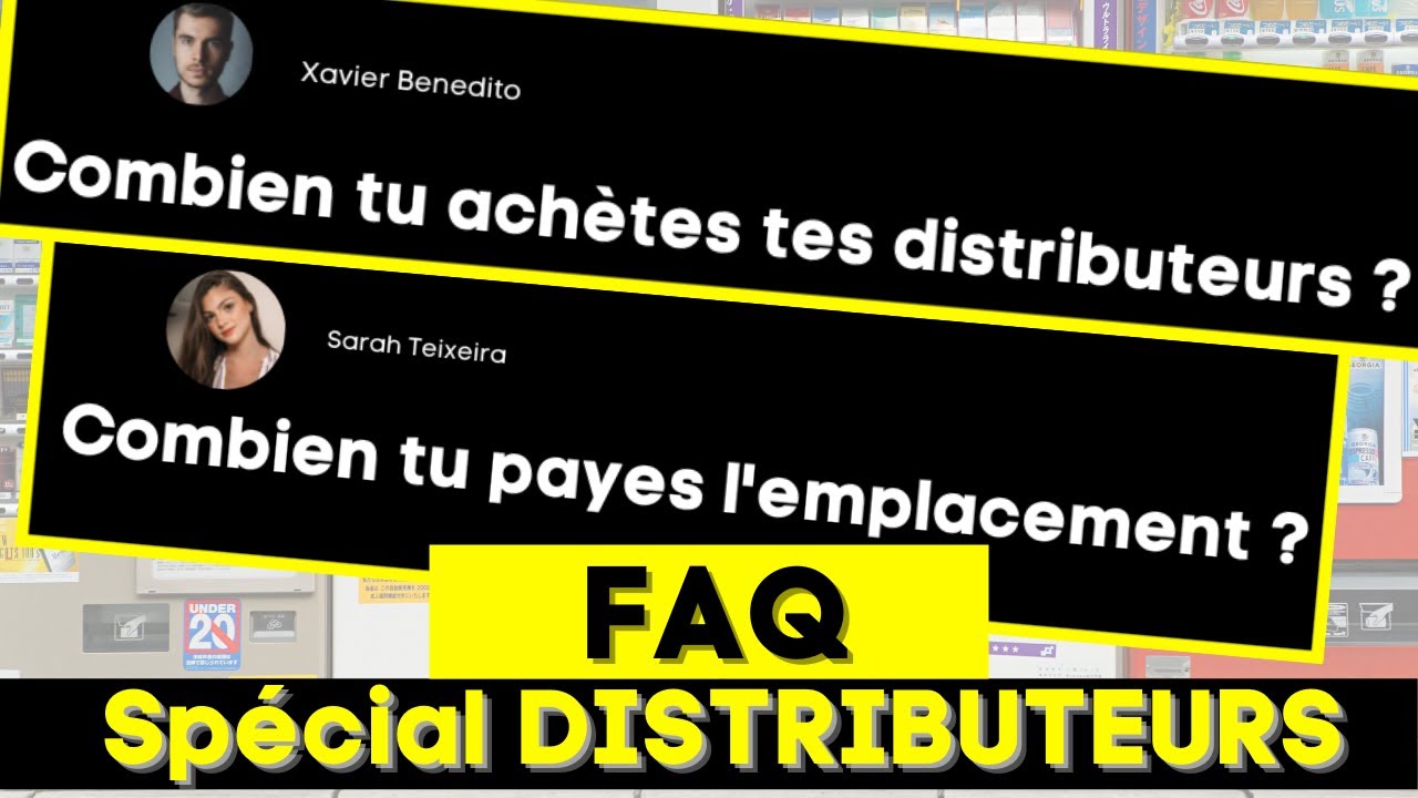 Combien j'achète mes DISTRIBUTEURS AUTOMATIQUES ? #FAQ (+Résultat du CONCOURS !)