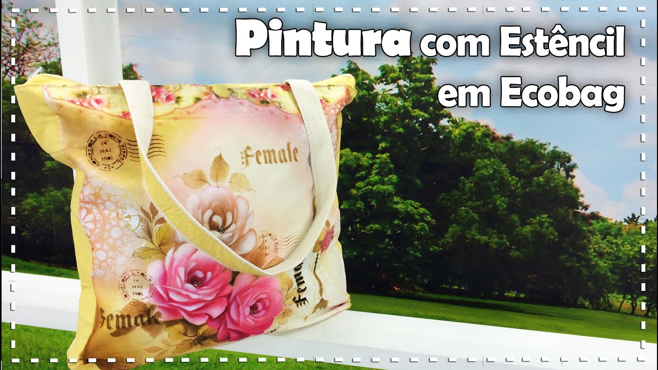 PINTURA EM ECOBAG com Rose Ferreira - Programa Arte Brasil - 27/09/2016