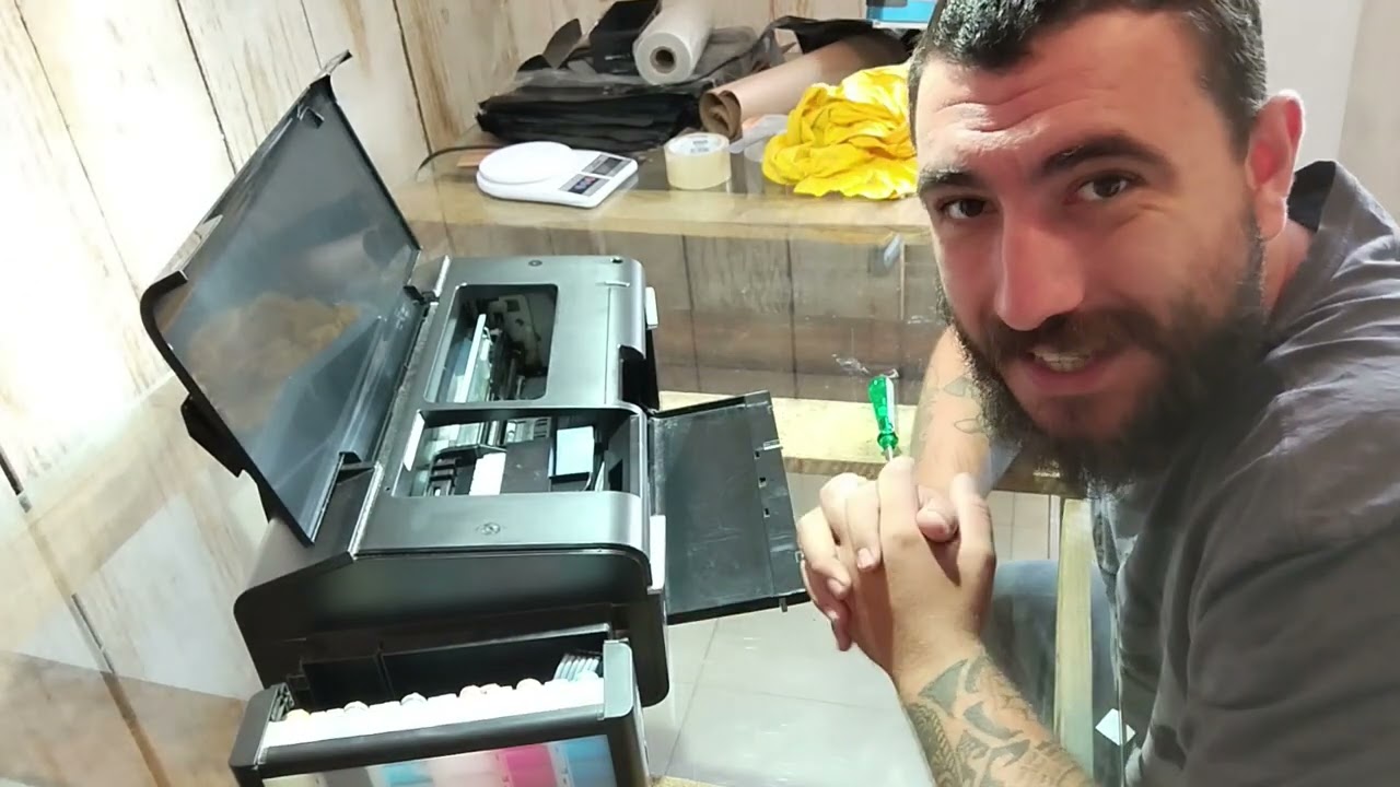 Epson L800 DTF - conversão para DTF
