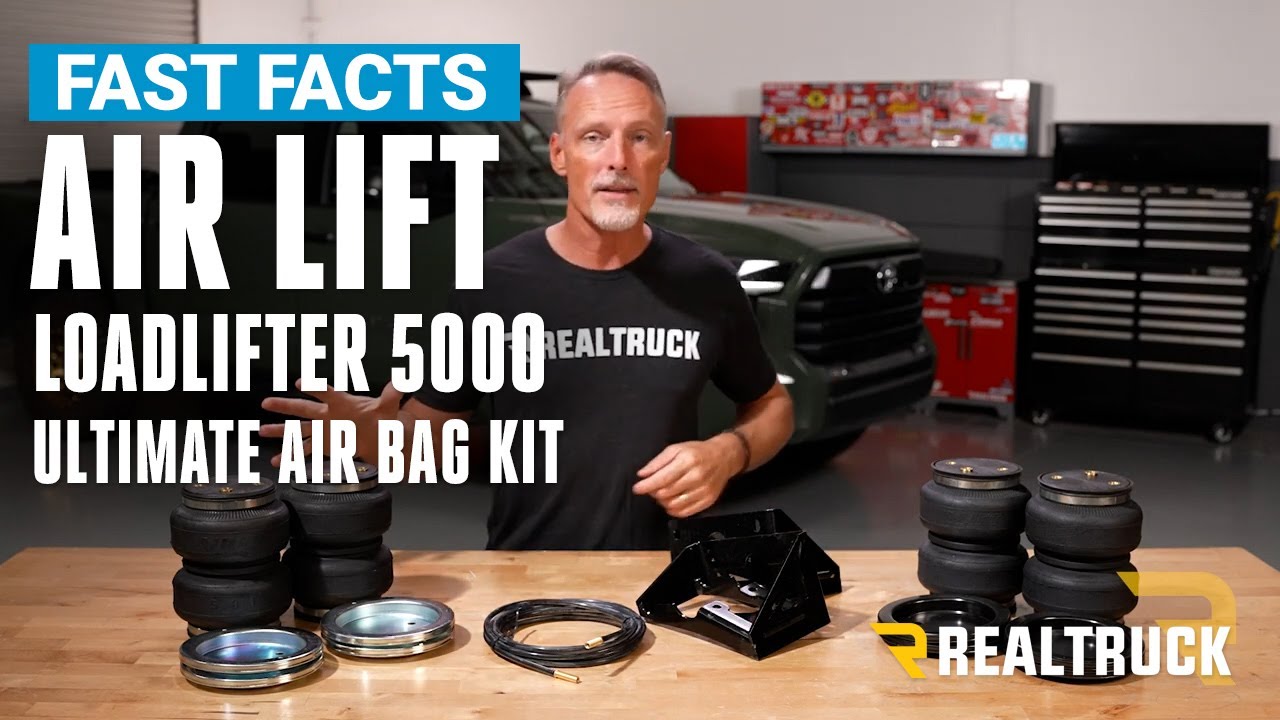 Краткая информация о комплекте подушек безопасности Air Lift LoadLifter 5000 Ultimate