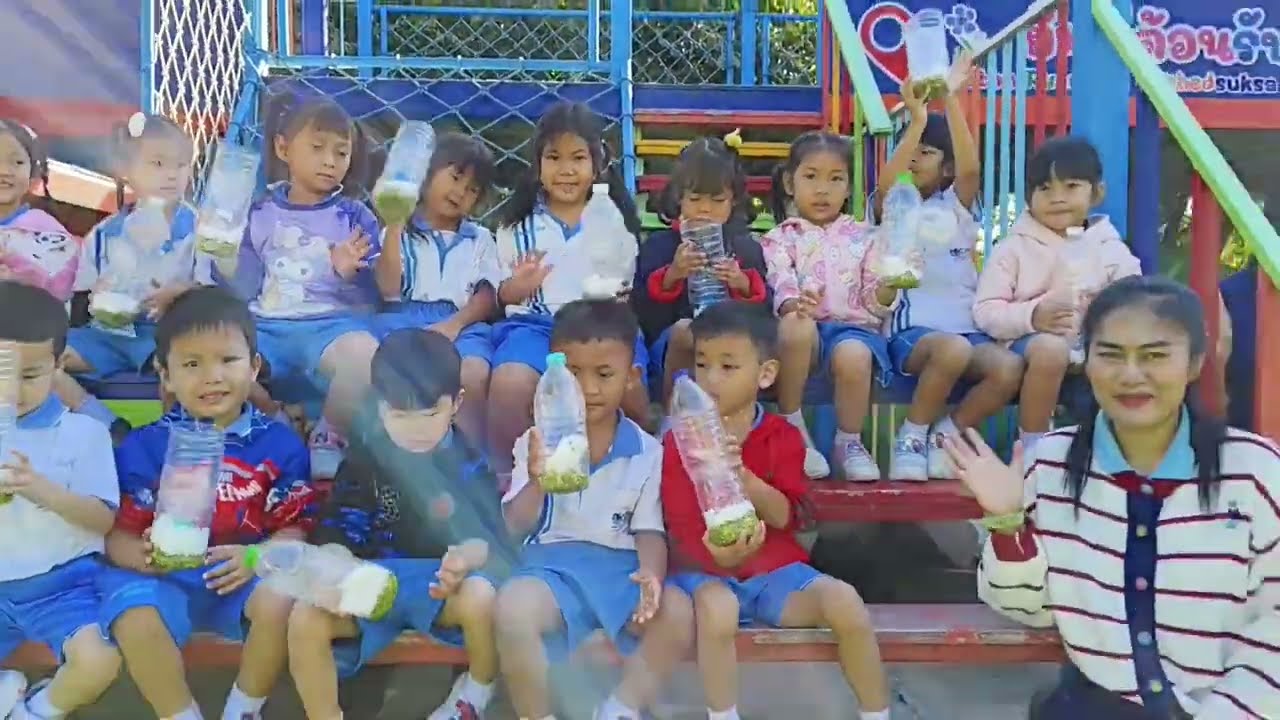 ปลูกถั่วงอก กันเถอะ การเรียนรู้โครงการเศรษฐกิจพอเพียง