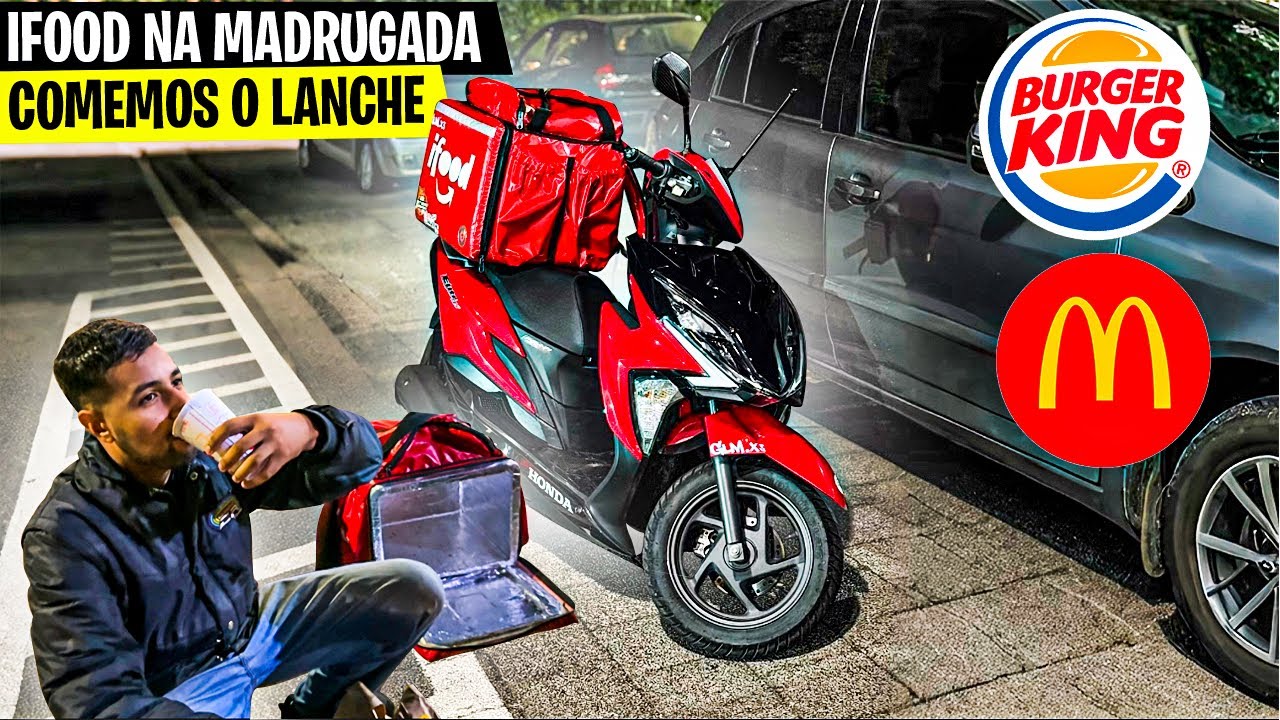 QUANTOS FIZ EM UMA MADRUGADA NO IFOOD DE SCOOTER ELITE 125cc