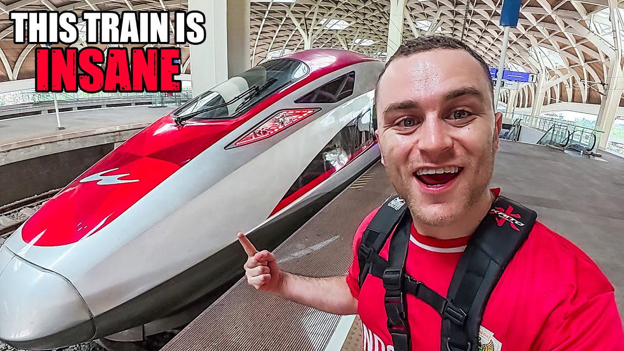 Indonesia's $37 FIRST CLASS Whoosh Bullet Train is INSANE 🇮🇩 (Jakarta to Bandung)