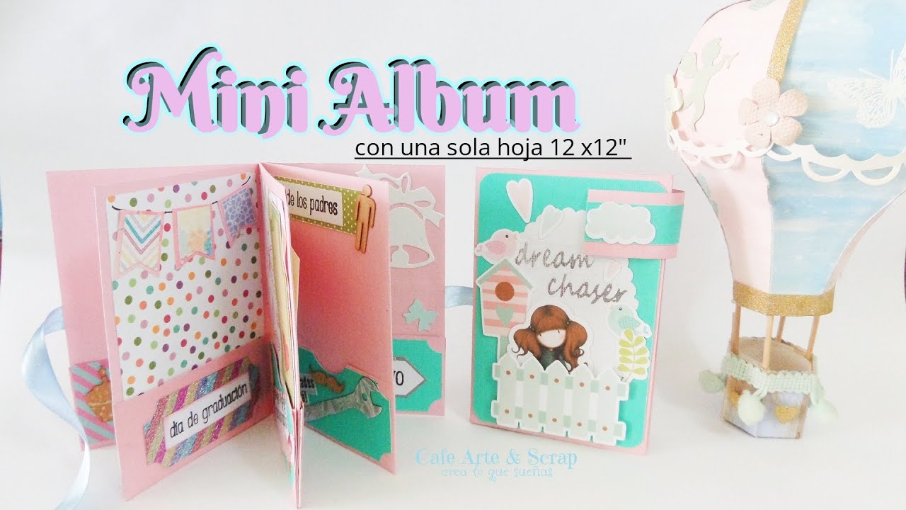 Cómo hacer un Mini Álbum con una Sola Hoja