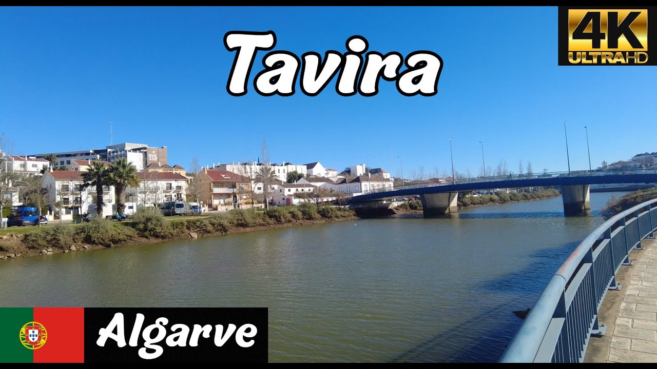 Tavira | Rio Gilão | Algarve | Portugal 4K Walk