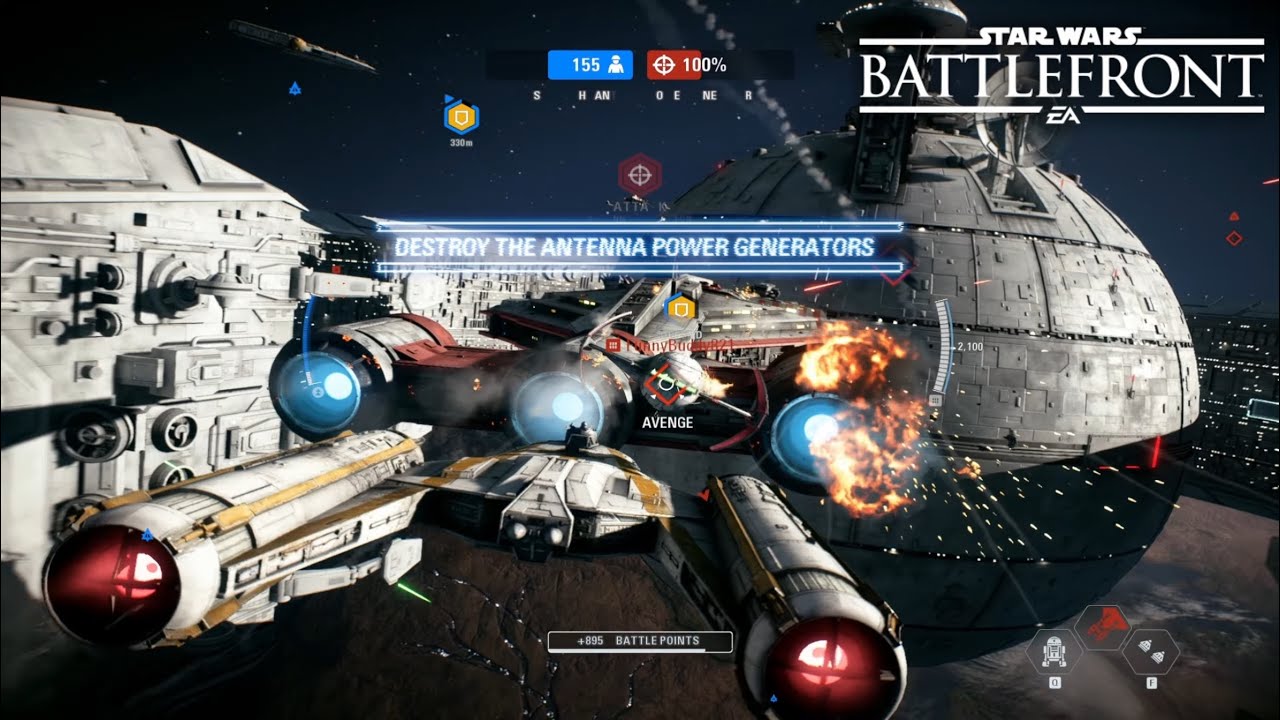 Star Wars Battlefront 2: Starfighter Assault Gameplay | Ryloth