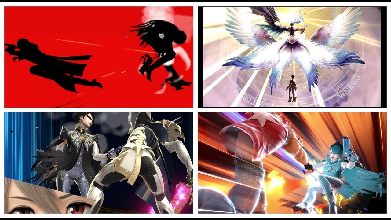 Cinematic Final Smash Attacks on BAYONETTA Including Sora