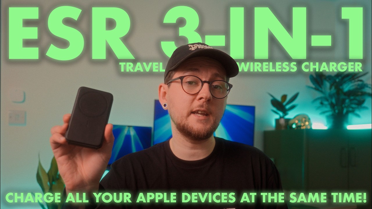 ESR 3-in-1 Travel Wireless Charger - Charge all your Apple devices at the same time!