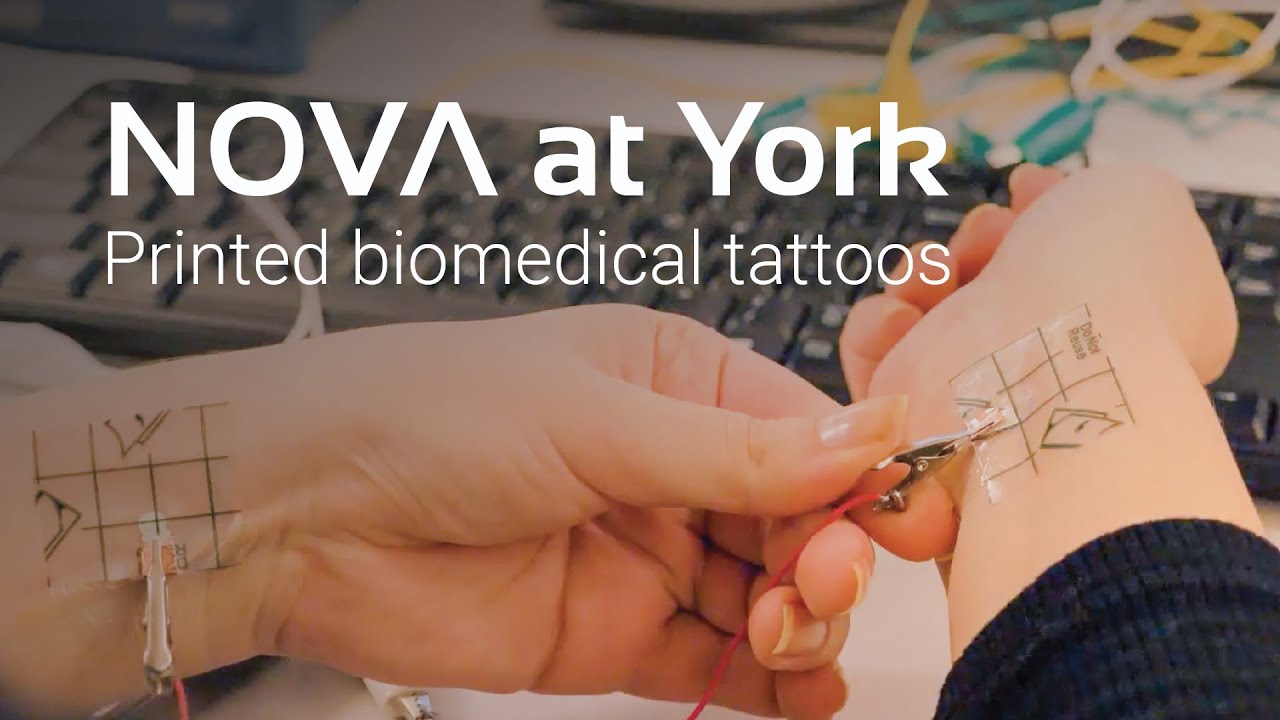 Biomedical Electrodes on Tattoo Paper | Bioelectronic Application, Sensor