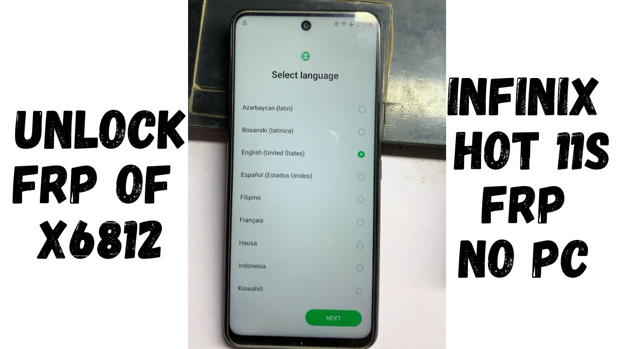 Infinix Hot 11s (X6812) FRP Bypass New Security Update 2022 ll Google Account Bypass Without PC