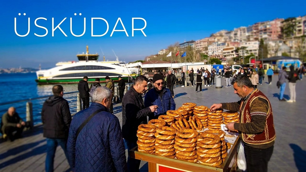 İstanbul &Uuml;sk&uuml;dar Walking Tour 2023 4K