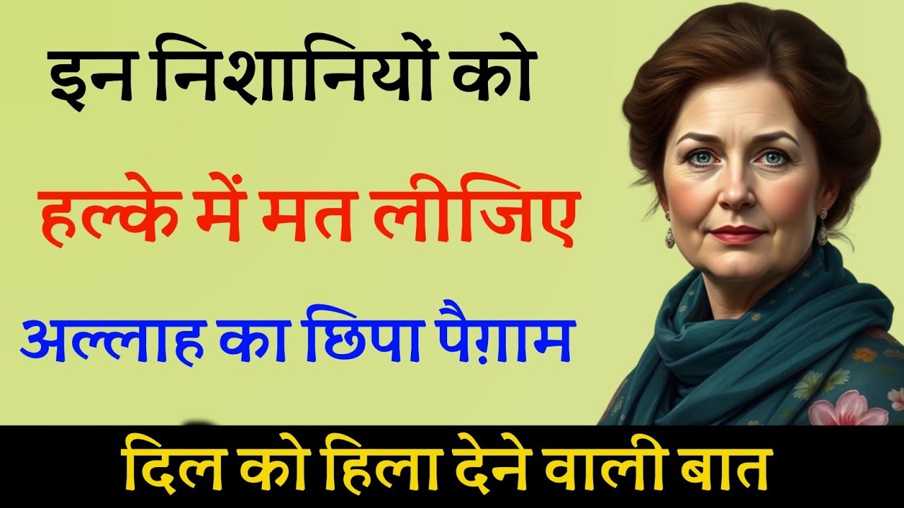 इन निशानियों को हल्के में मत लीजिए | अल्लाह का छिपा पैग़ाम | दिल को हिला देने वाली बात। Islamic Fact