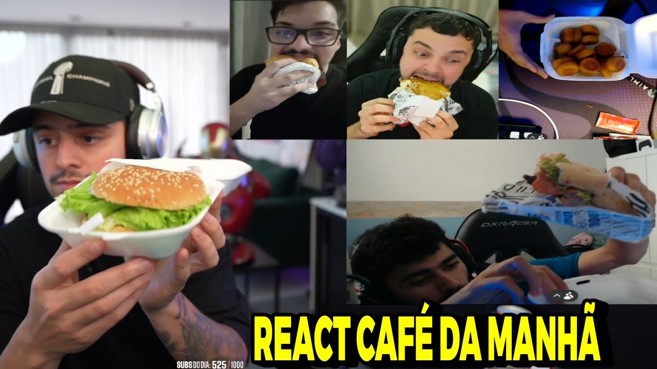 RACHA PAGOU O CAFÉ DA MANHÃ DE TODOS DA GAMEPLAY! CORINGA FEZ O REACT