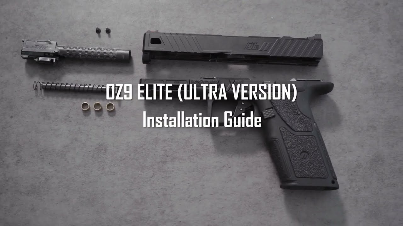 【小教室 Tutorial】𝐏𝐓𝐒 𝐙𝐄𝐕 - 𝐎𝐙𝟗 𝐄𝐥𝐢𝐭𝐞 𝐆𝐁𝐁 𝐏𝐢𝐬𝐭𝐨𝐥 安裝教學【PTS-steelshop.com產品介紹】