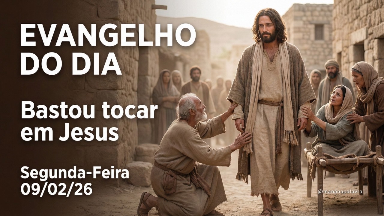 EVANGELHO DO DIA 09/02/2026 - HOMILIA DIÁRIA – LITURGIA DE HOJE - EVANGELHO DE HOJE - Segunda
