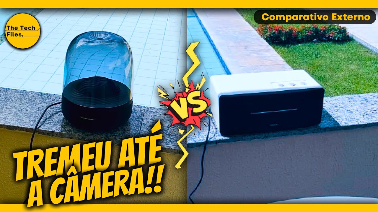 EDIFIER D12 70W Vs. HARMAN KARDON AURA STUDIO 3 130W | COMPARATIVO EM AMBIENTE ABERTO