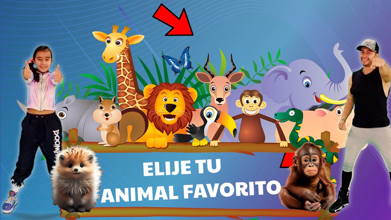 🐣 Elije tu ANIMAL Favorito 🐶10 MINUTOS de Ejercicio para Ni&ntilde;as y Ni&ntilde;os 🐱🐸