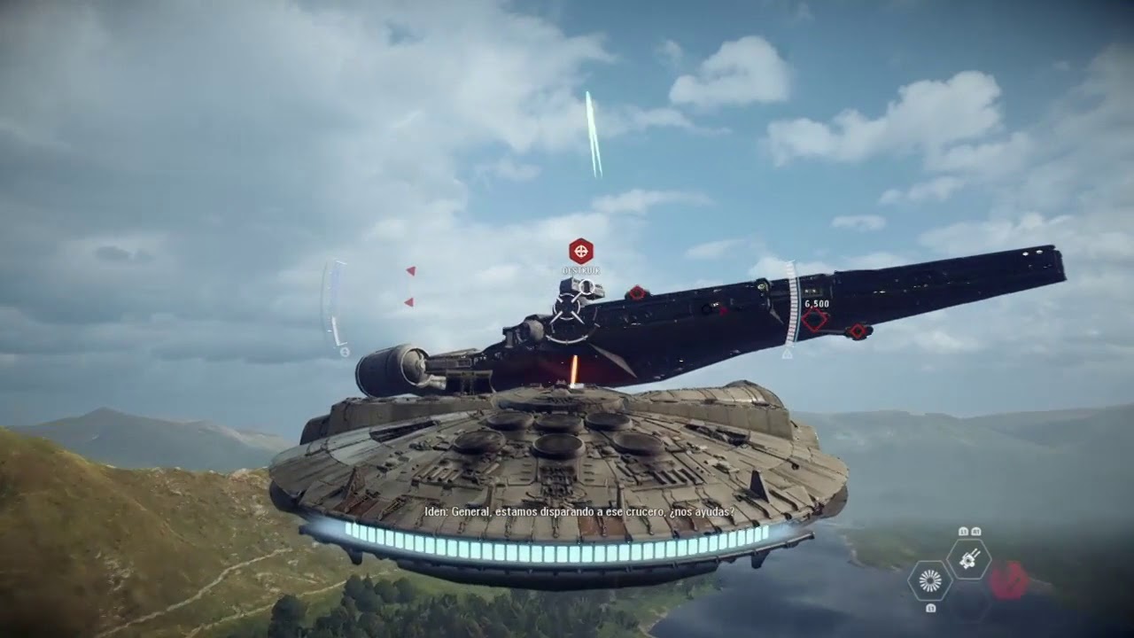 Star Wars Battlefront II Homenaje Halcon Milenario