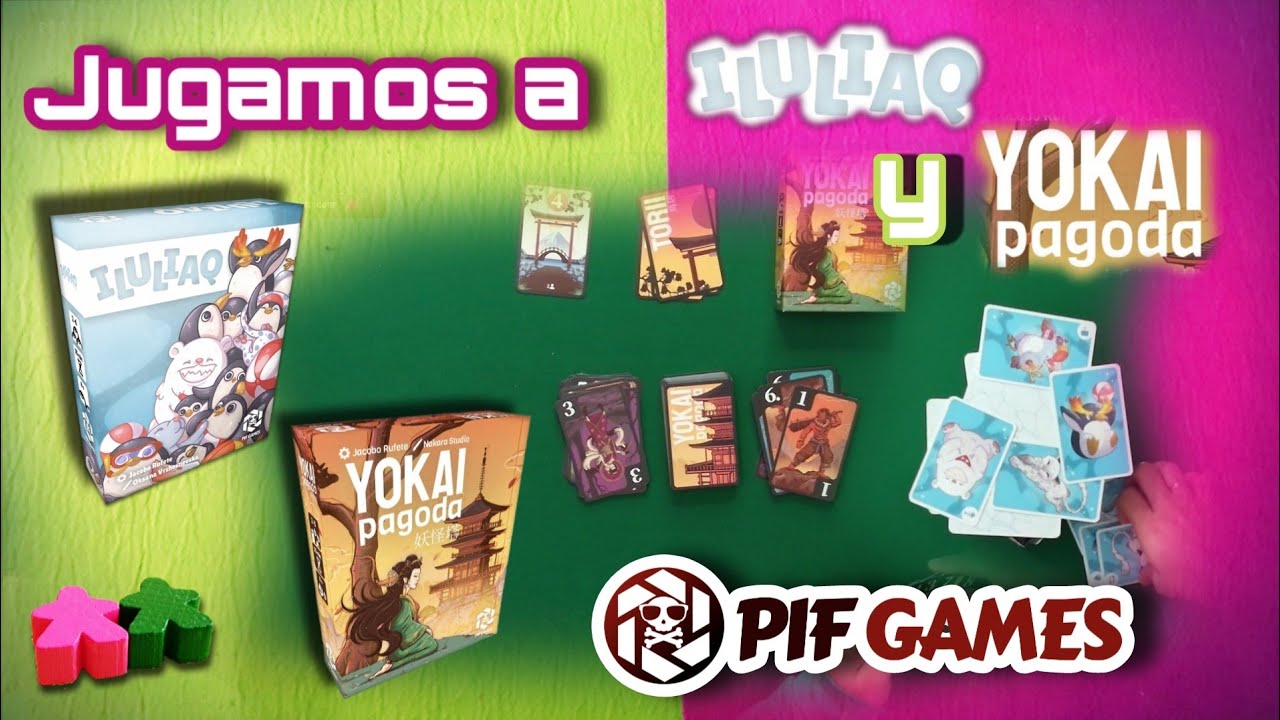 Yokai Pagoda e Iluliaq. Partidas a los pequeños juegos de Pif Games 👥