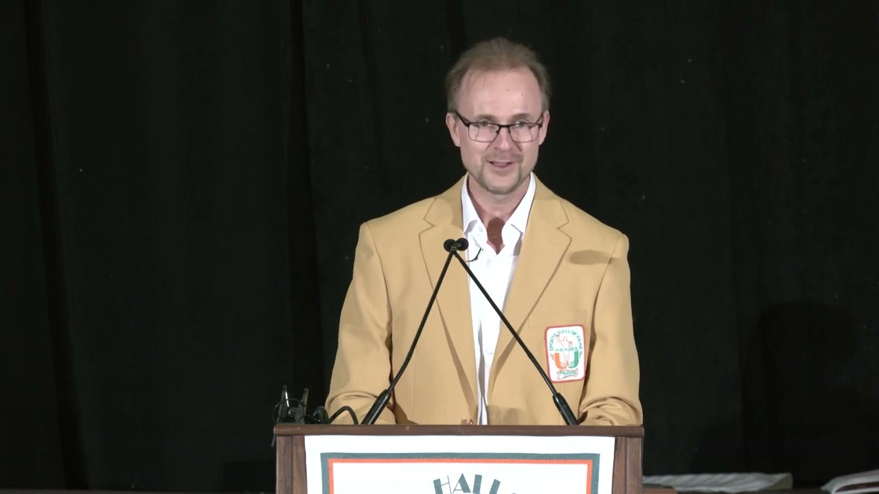 Conny Falk Acceptance Speech - UM Sports Hall of Fame