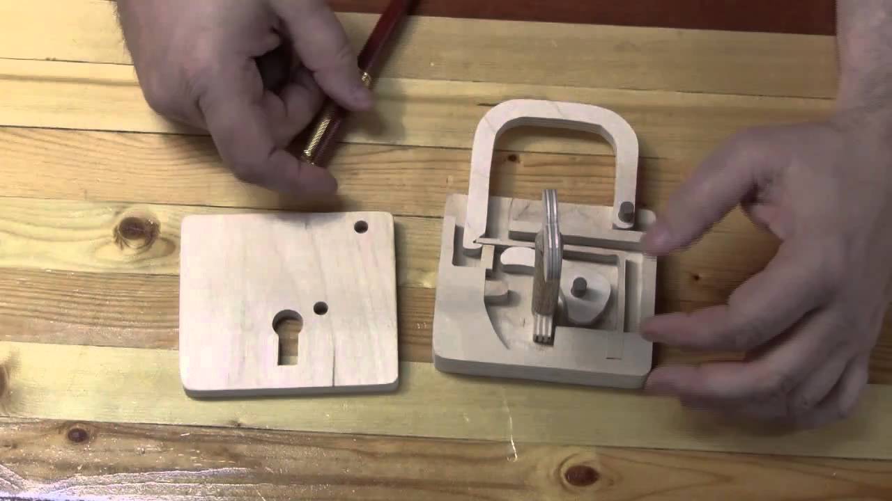 Scroll Saw Padlock