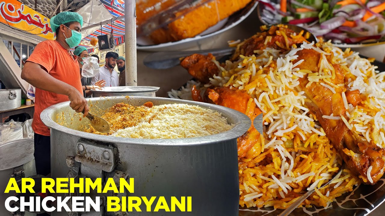 Al Rehman Biryani | Making of the Famous Chicken Biryani, Kharadar | Karachi Street Food | Pakistan