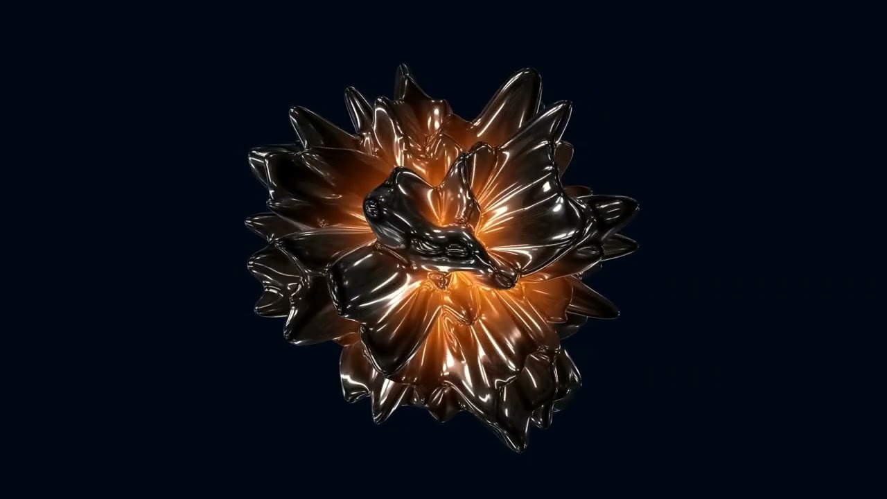 Trippy Orange and Gold Background (30 minutes)