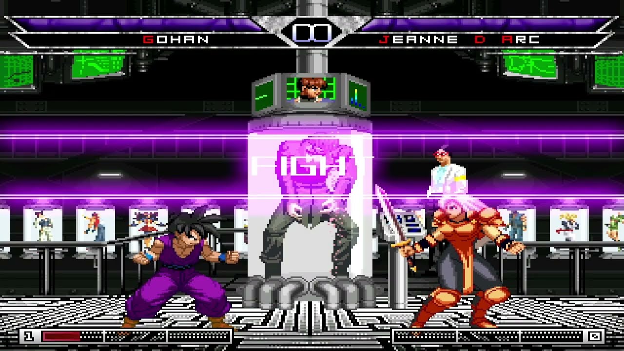 KOF MUGEN Teen gohan cobrag6 vs Jeanne d’arc gloves of doom