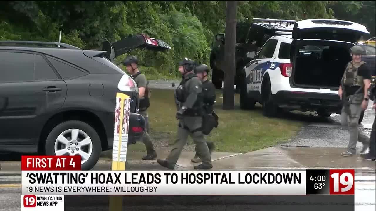 ‘Swatting’ hoax leads to hospital lockdown in Willoughby, SWAT situation
