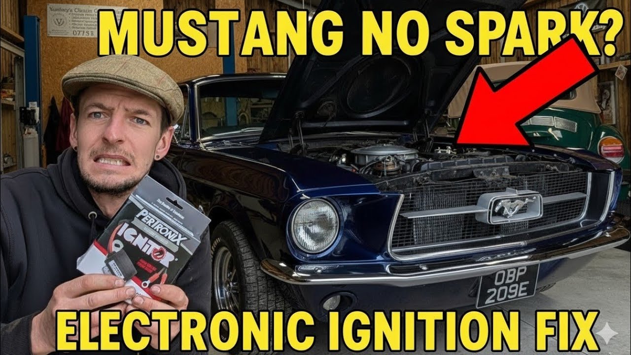 67 FORD MUSTANG | КАК УСТАНОВИТЬ ЭЛЕКТРОННОЕ ЗАЖИГАНИЕ PERTRONIX