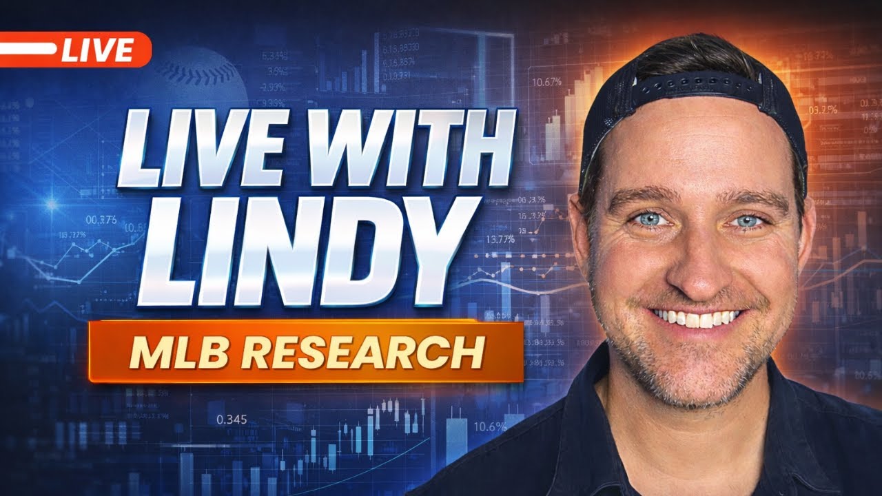 MLB Research + Data Deep Dive (4/3) | MLB Props, Bets & Research | Live With Lindy