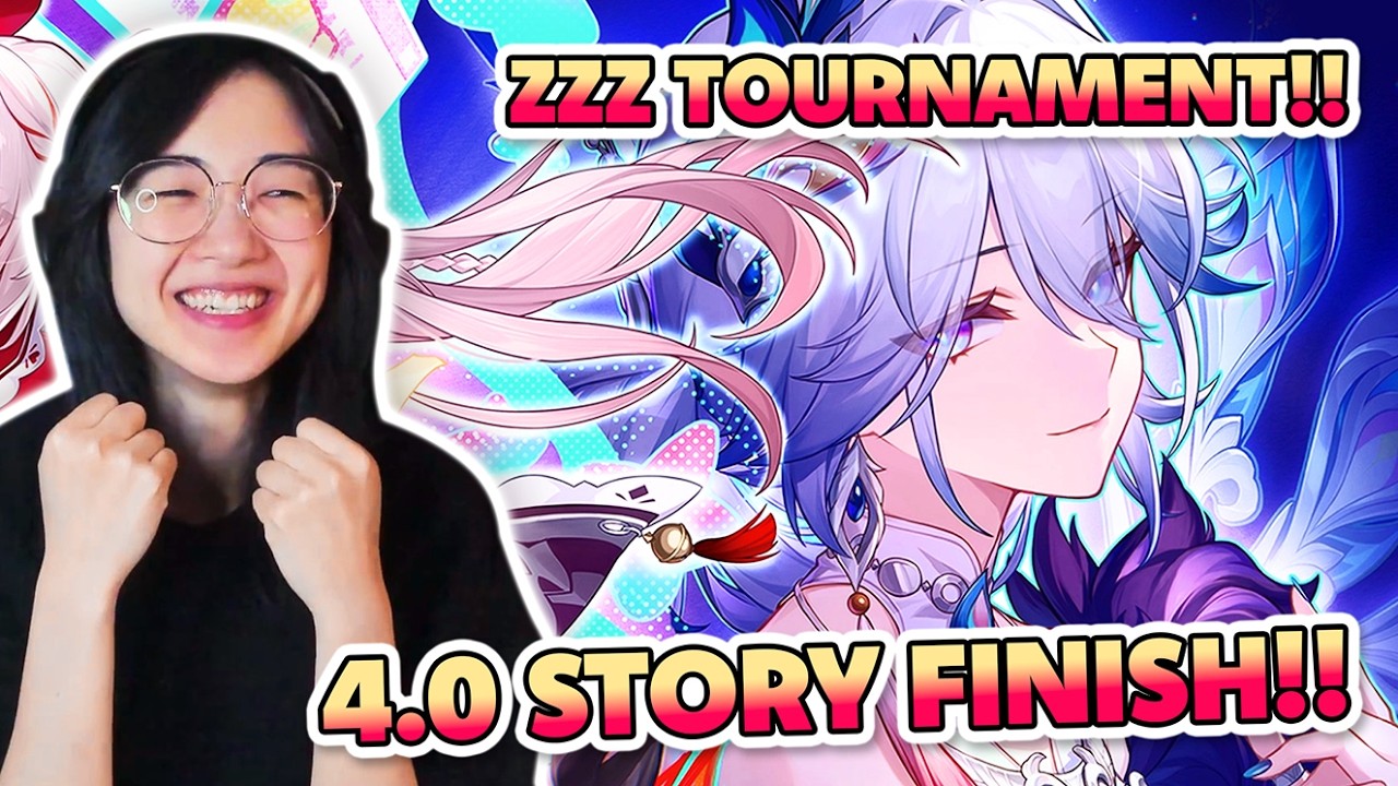 🔴LIVE! FINISHING 4.0 STORY!!!!!! ZZZ FALL GUYS TOURNEY!!!!!!! REACTION | Honkai: Star Rail