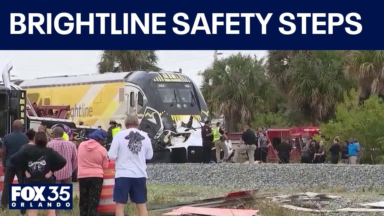 Brightline сообщает о снижении числа происшествий на железнодорожных путях после повышения мер бе...