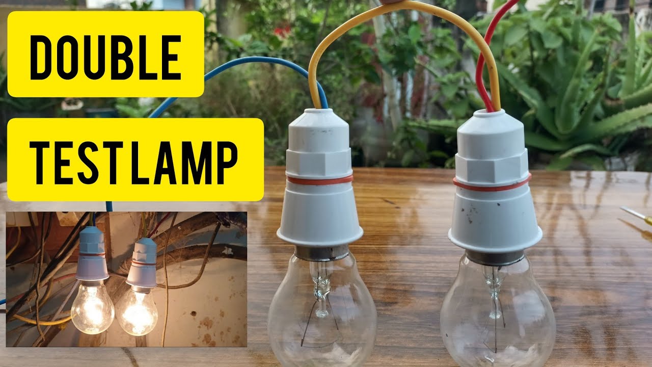 How to check 440 voltage using  double test lamp method @CREATIVEDIYLIGHT