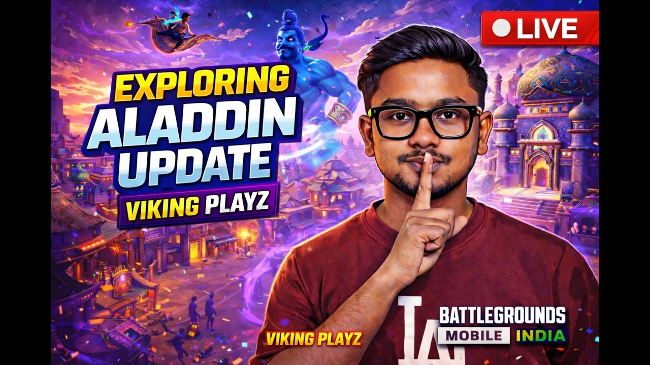 DOMINATION IN ALADDIN UPDATE | BGMI LIVE